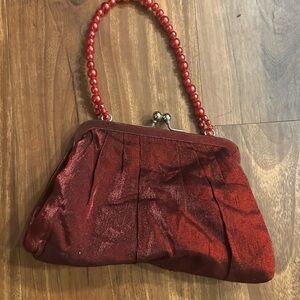 NYTLITES Red Evening Handbag | EUC